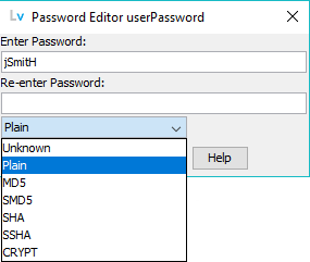 Password Editor - encryption methods