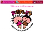 Mouth watering Ripples Ice Cream site (Julia Waks design)