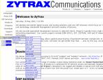 Zytrax - Advanced CSS pages popup menus and fully liquid CSS layout